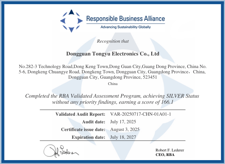 RBA Silver Certification