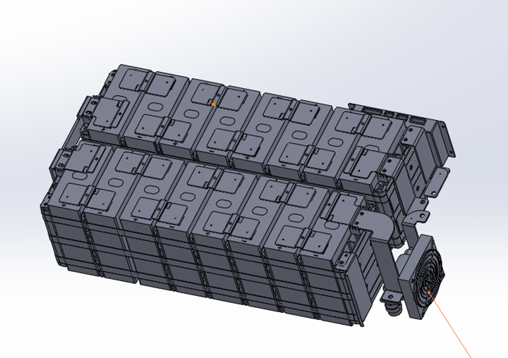 The battery cells and their internal structure